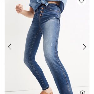 Madewell High Rise Skinny Ankle Jeans, 23 fits 24